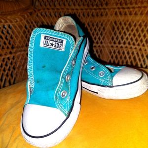 Turquoise Converse All-Stars